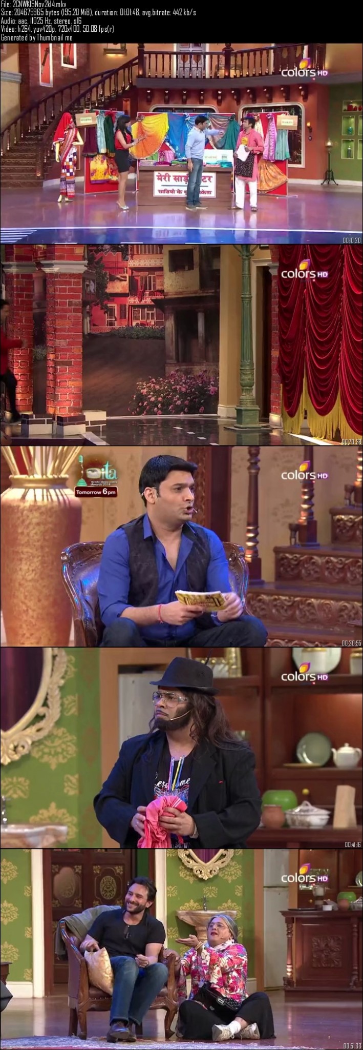 Comedy Nights With Kapil 15th November (2014)