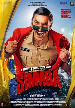 Simmba 2018 Hindi 600MB HDRip 720p HEVC x265 ESubs